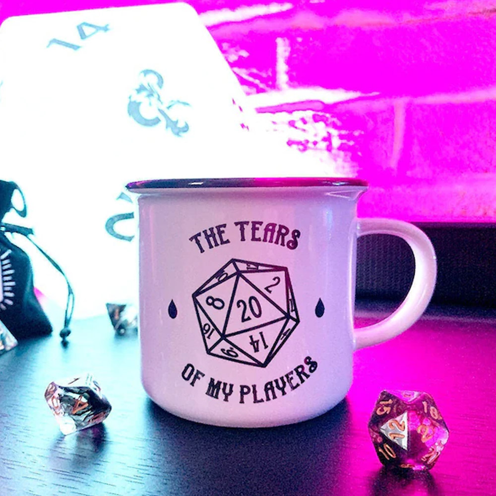 D&D Mug, Tears Of My Players, Dungeons Dragons Inspired Mug, DND Gift, Funny Gift For Dungeon Master, DM Mug/Dice Mug