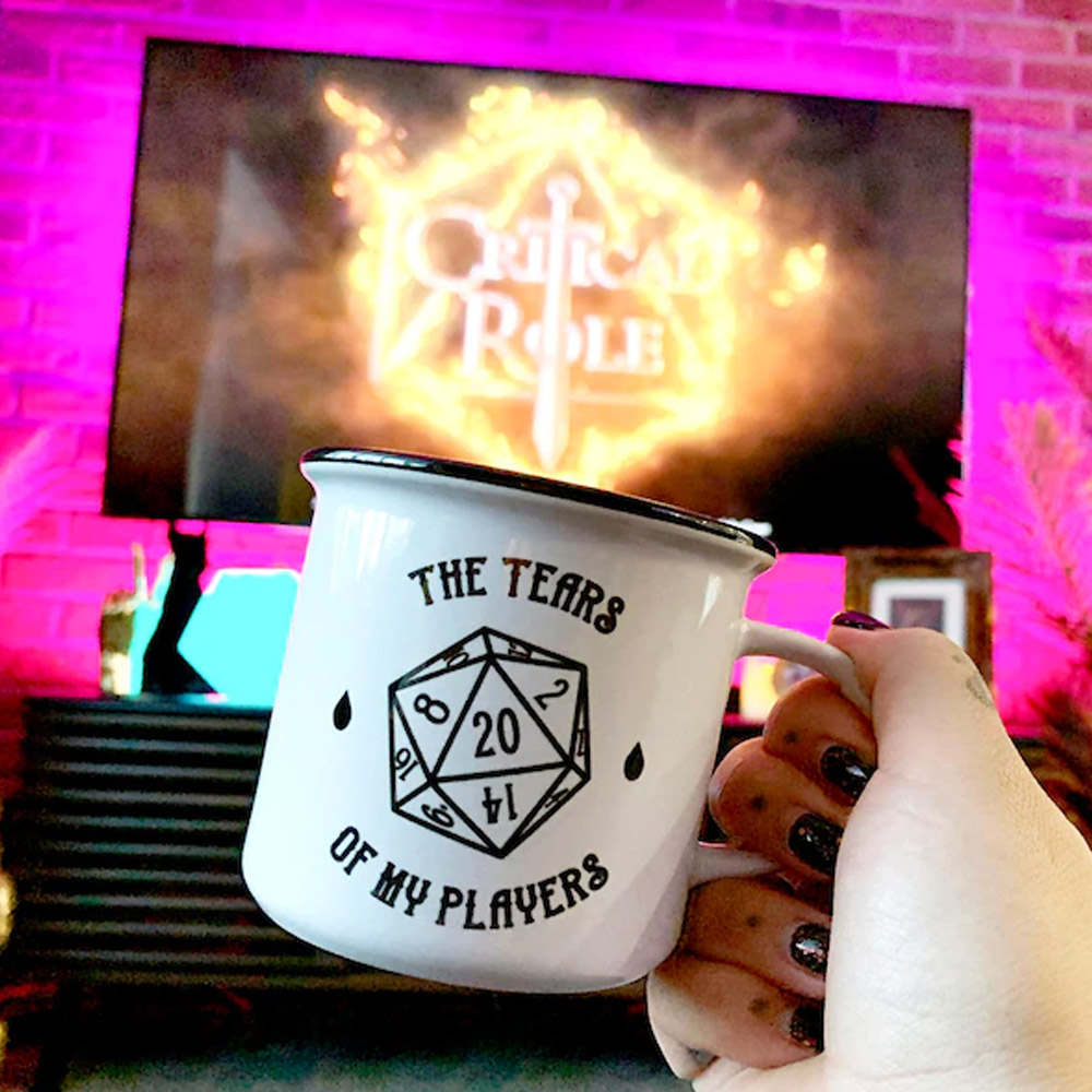 D&D Mug, Tears Of My Players, Dungeons Dragons Inspired Mug, DND Gift, Funny Gift For Dungeon Master, DM Mug/Dice Mug