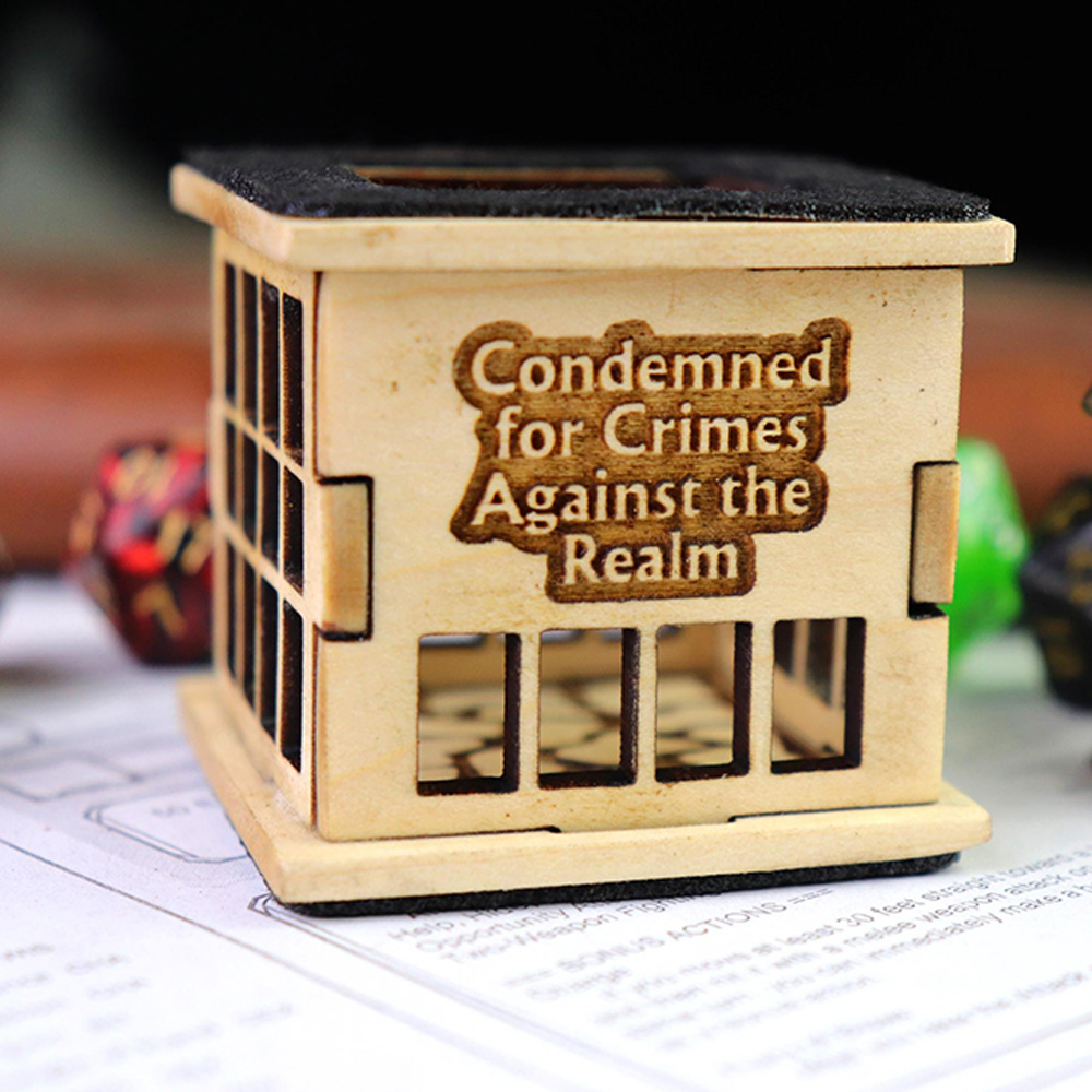 Personalized Dice Jail for Dungeons and Dragons