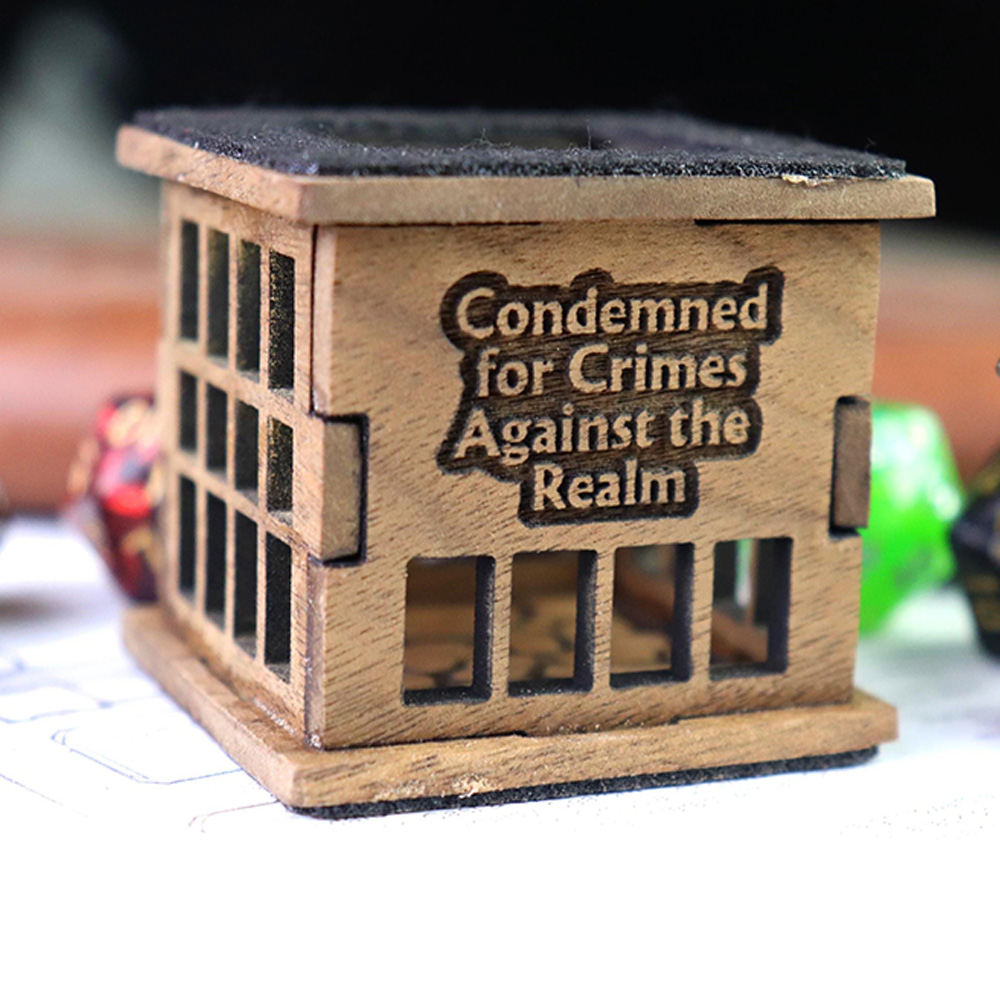 Personalized Dice Jail for Dungeons and Dragons