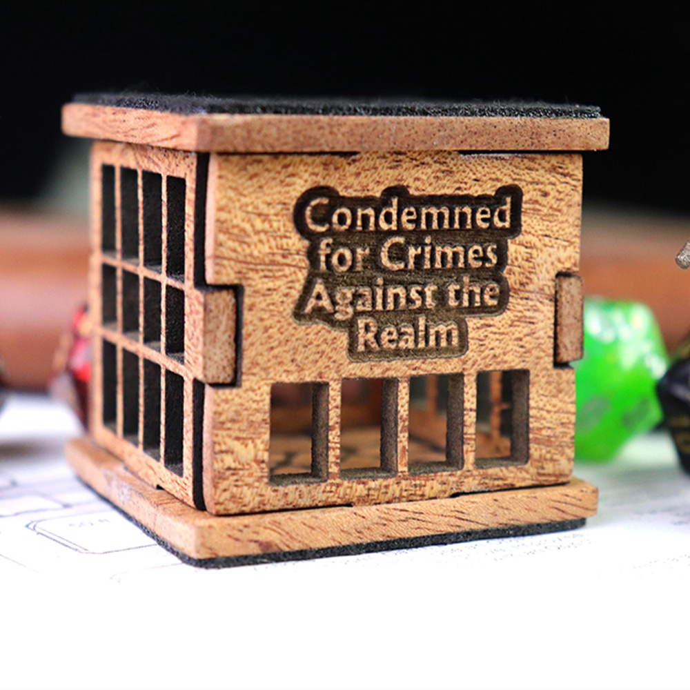 Personalized Dice Jail for Dungeons and Dragons