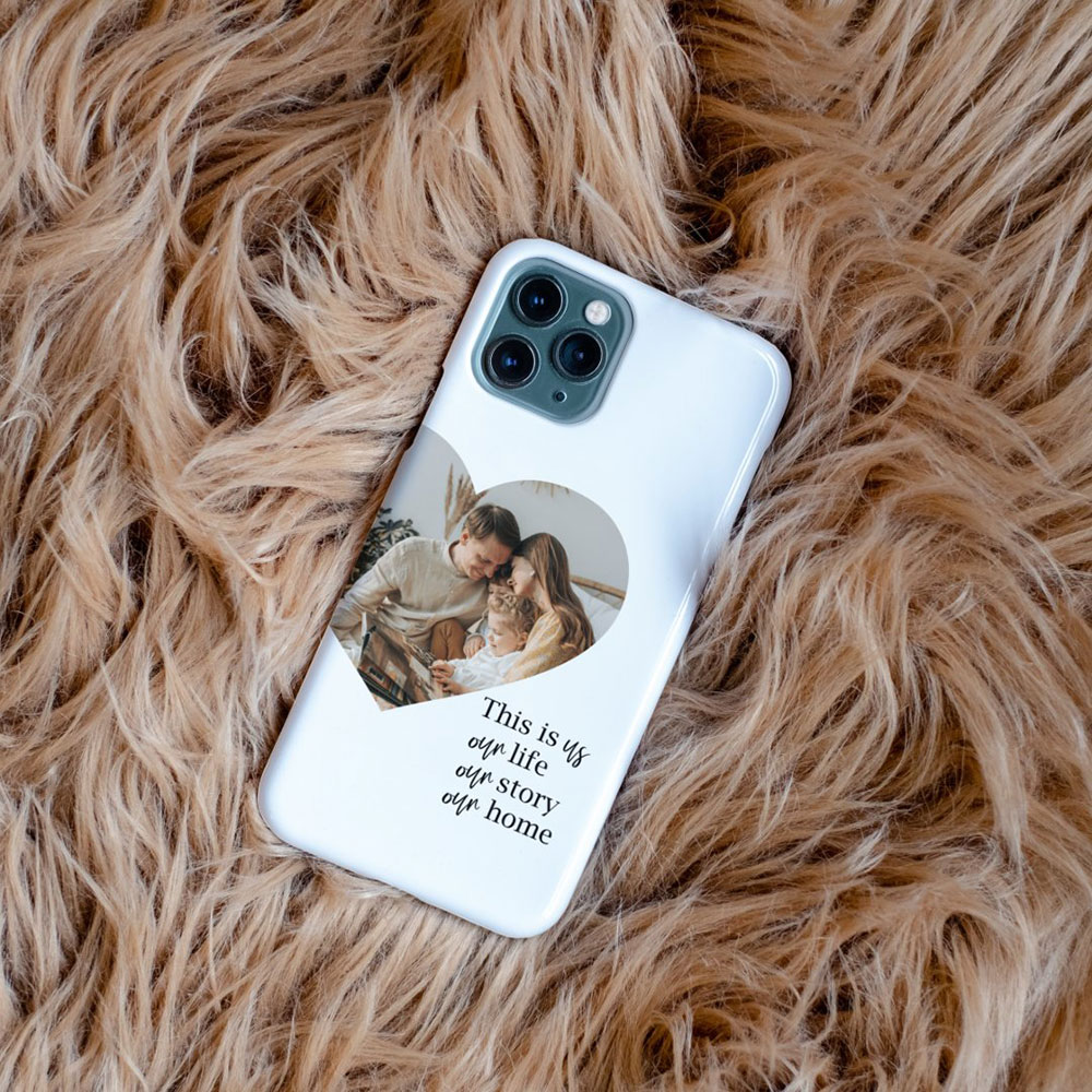 Personalized Valentine's Day Photo Phone Case, Celebrate Love with Your Memories