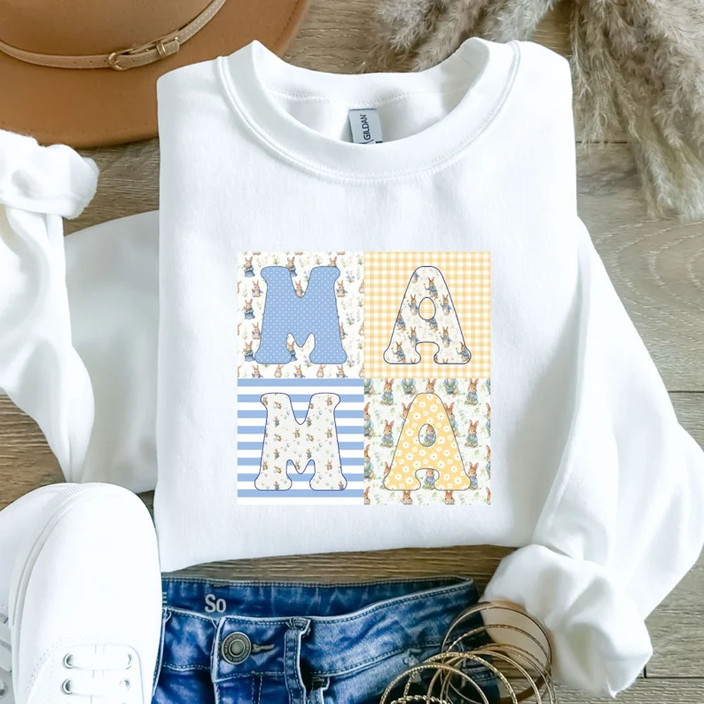 Personalized Kids' Names Peter Rabbit Mama Sweater, Mama Peter Rabbit Jumper