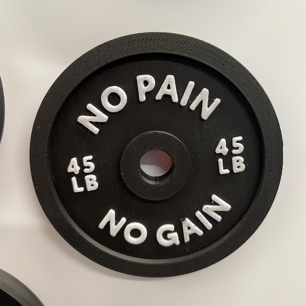 Personalized Barbell Weight Plate Magnets, Perfect Gift Idea for Gym Enthusiasts Cross Fit, Motivational Gym Accessories
