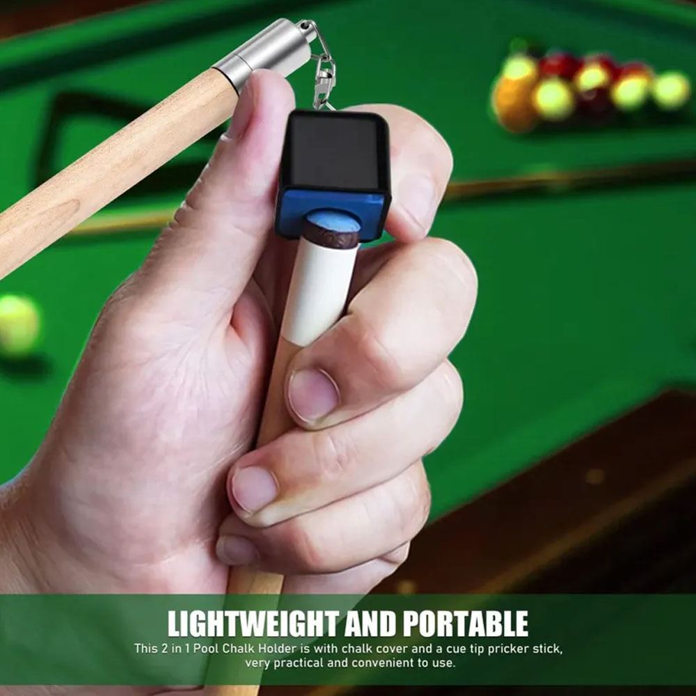 Custom Chalk Holder, Billiard Cue Tip Pricker, Portable Chalk Holder for Billiards, Pocket Chalker Holder, Pool Player Gift, Billiards Gift