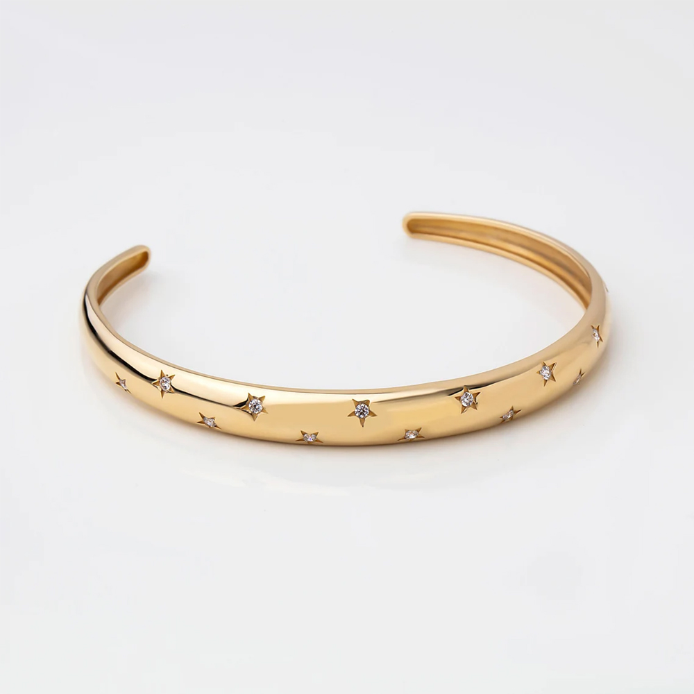 Personalized Star String Bangle, Gift for Her, Valentines Day Gift