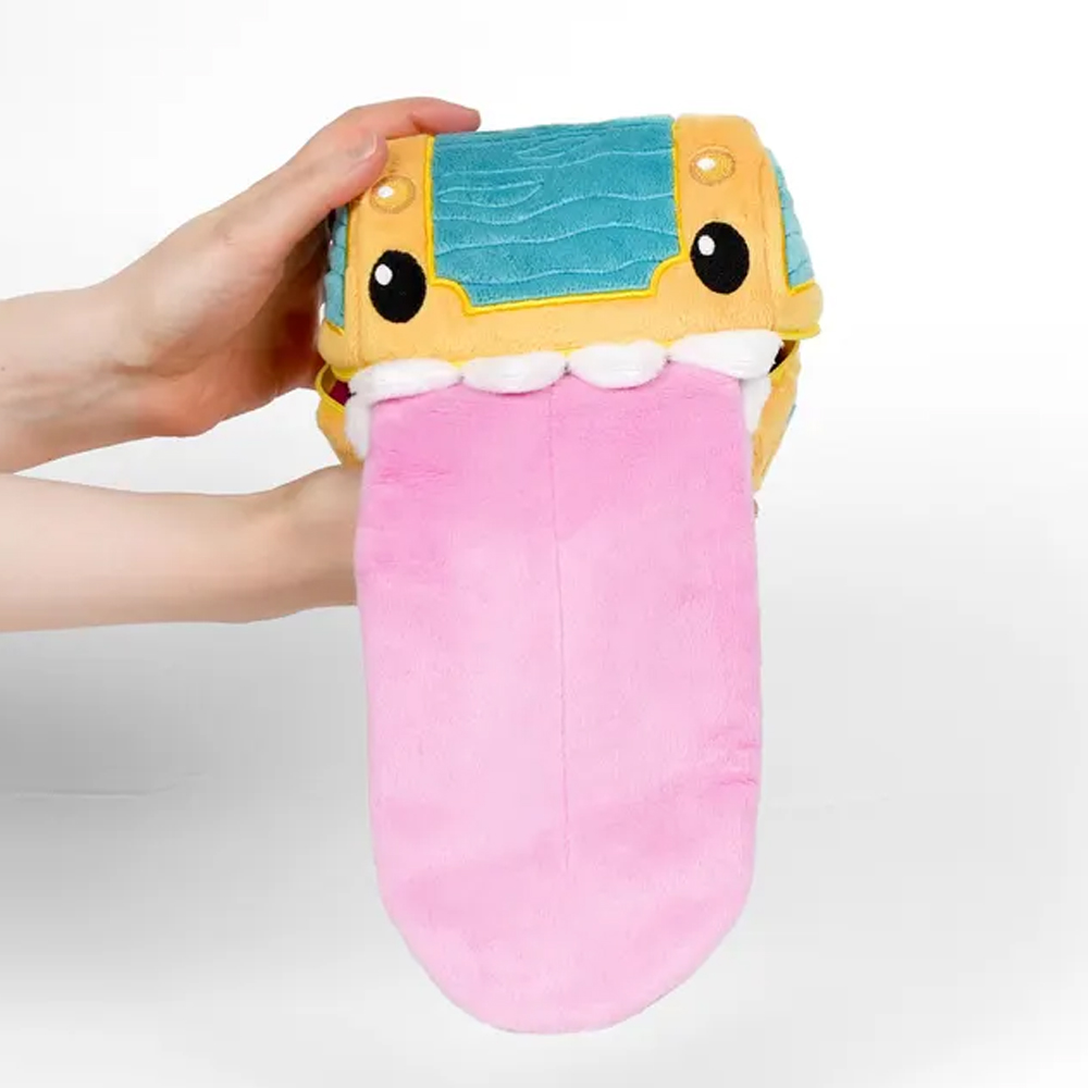 DND Mimic Plush Toy, Monster Chest Treasure Plush, Dice Bag, Gifts for Dungeon Master