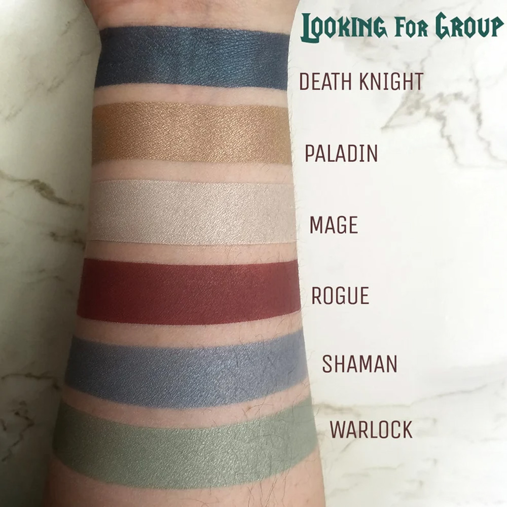 Monster Manual, Looking for Group, Critical Hit Eyeshadow Palette, DND Makeup, Handmade, Gifts for Dungeon Master, Gifts for Women