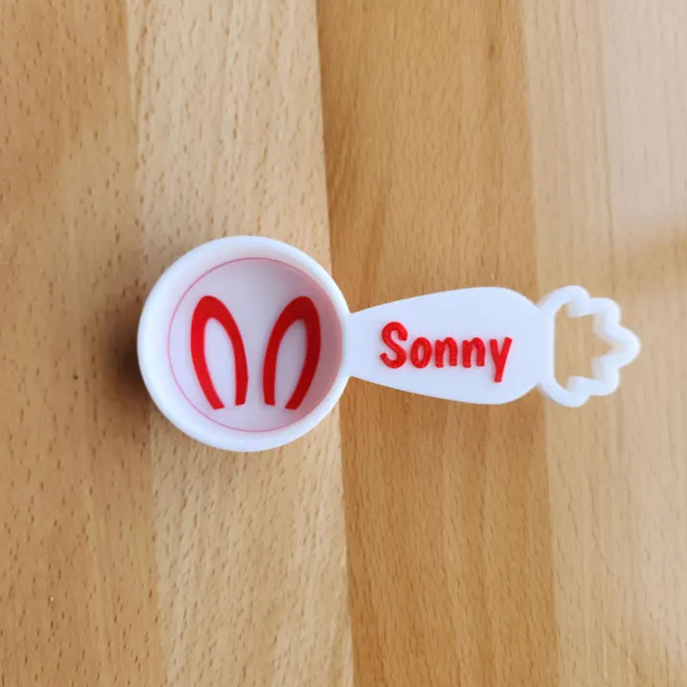 Personalized Rabbit Food Scoop, Pet Food Measuring Cup, Rabbit Pellet Scoop, Bunny Gift Idea