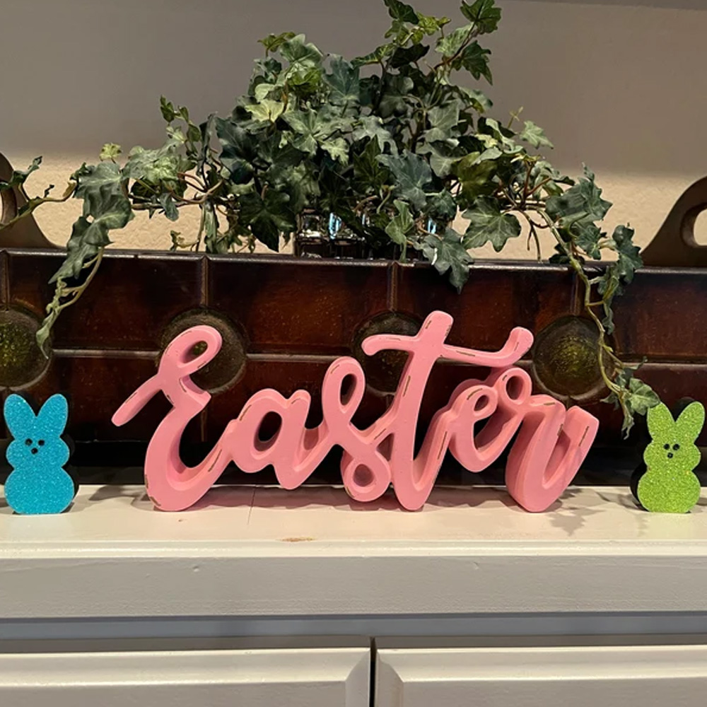 Personalized Easter Sequin Bunny Ornament