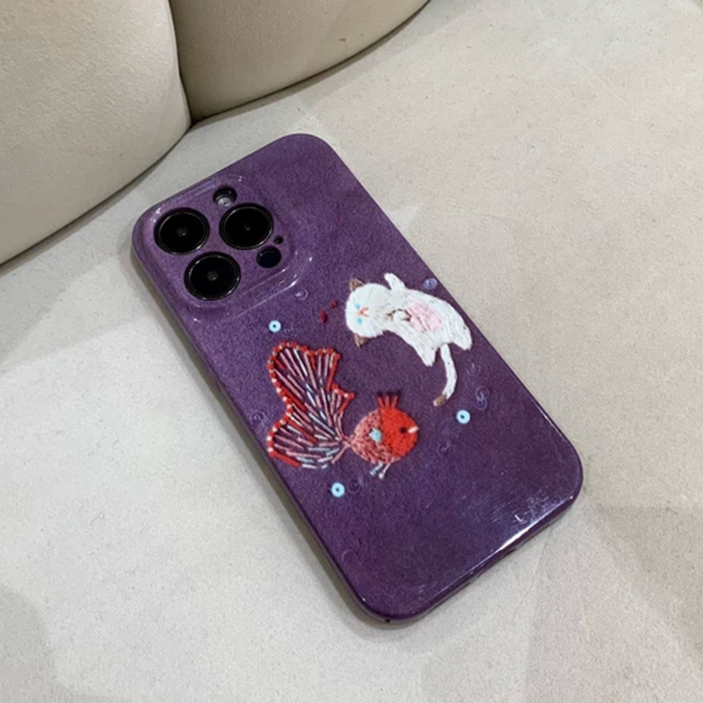 Stickerei Handyhüllen Serie