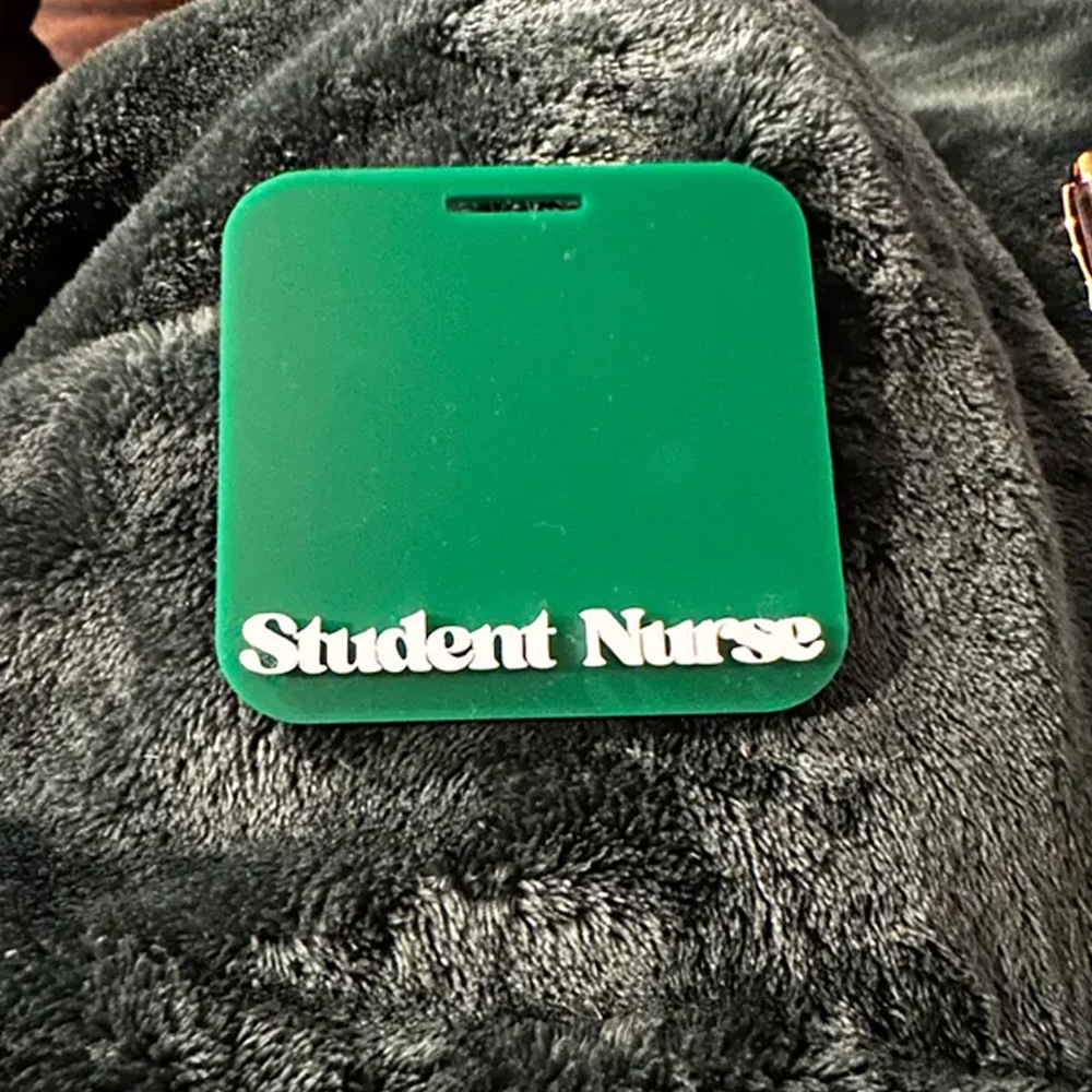 Custom Badge Backer