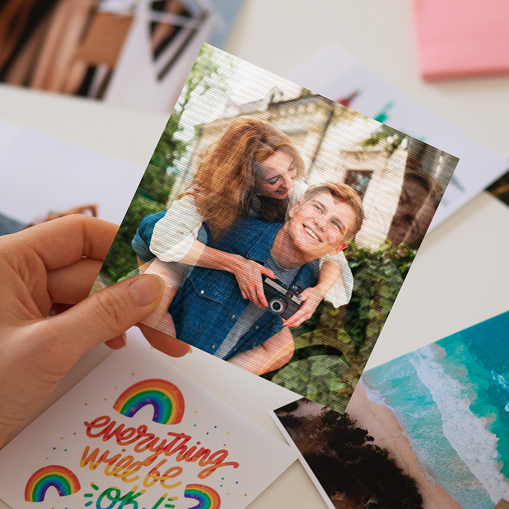 Romantische, individuelle 3D-Fotokarte – das perfekte Geschenk zum Jahrestag, zur Hochzeit oder zum Valentinstag