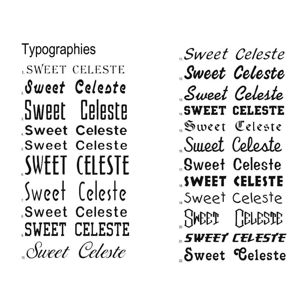 font style