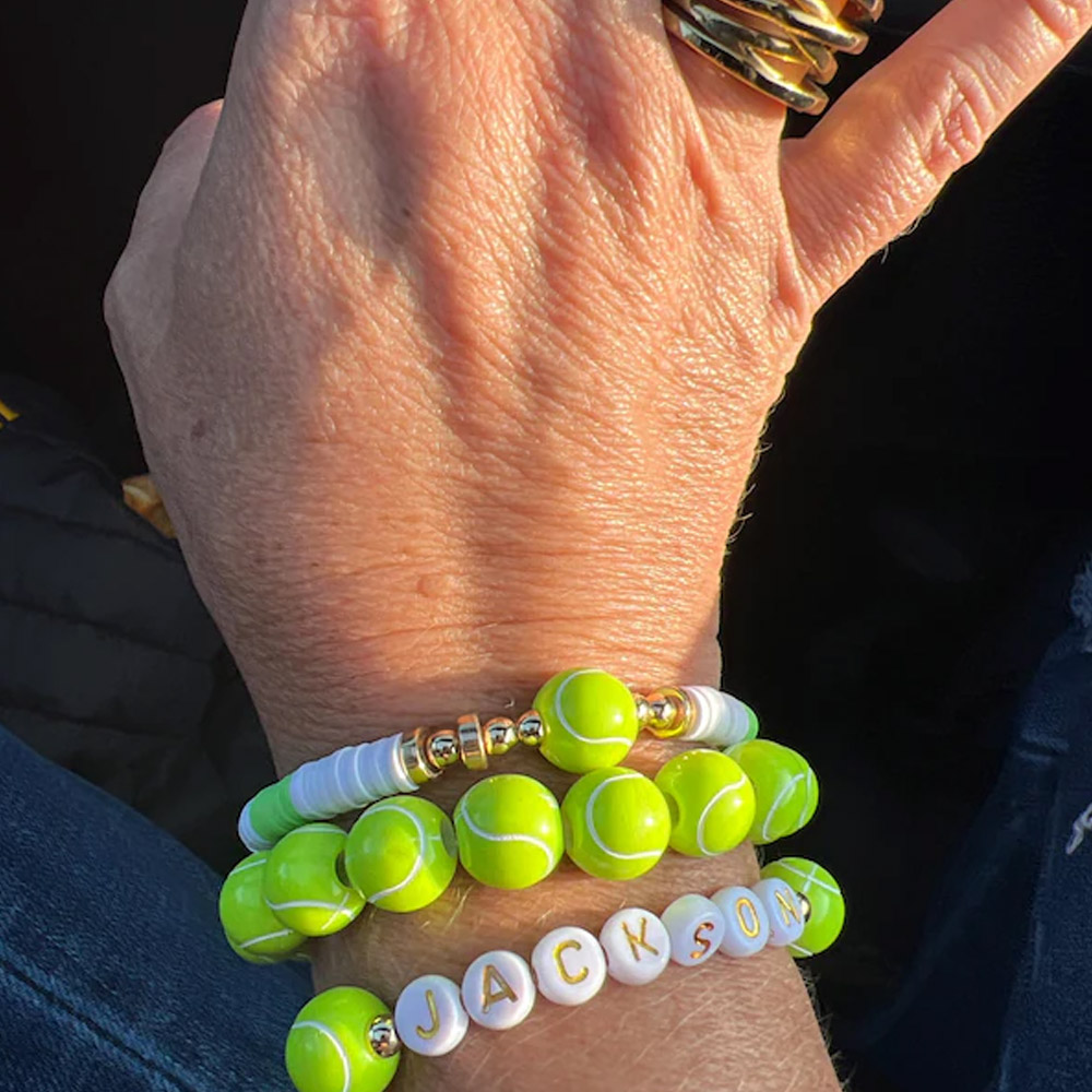 with Name Beaded