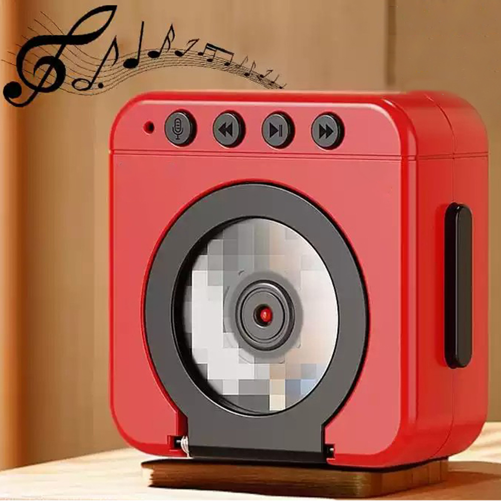 Buy One Get One Free – Mini CD Player Music Keychain, Playable Audio Toy with Matching Magnetic Discs, Fun Retro Gift for Teens & Music Lovers