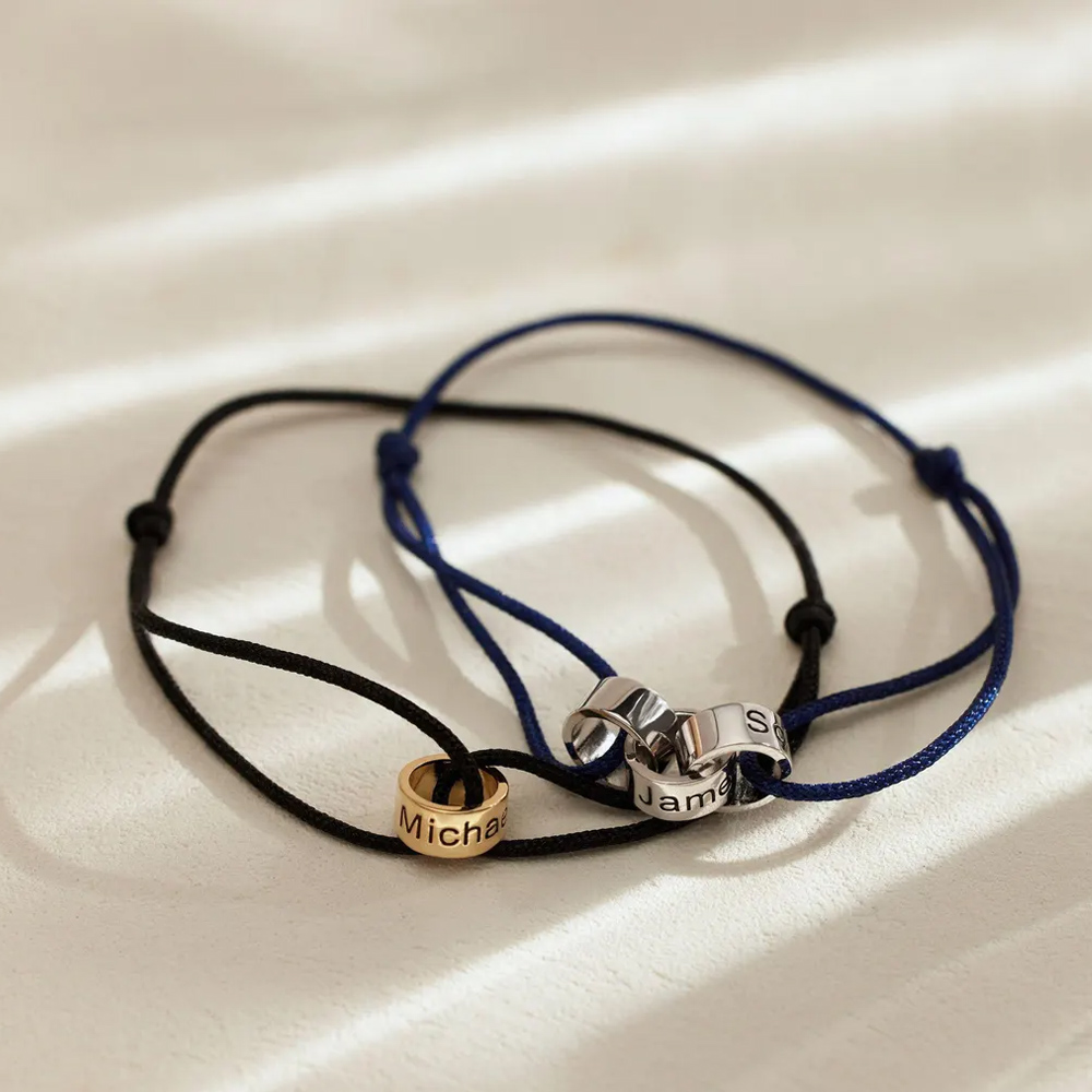 Custom 1-5 Names Rope Bracelet