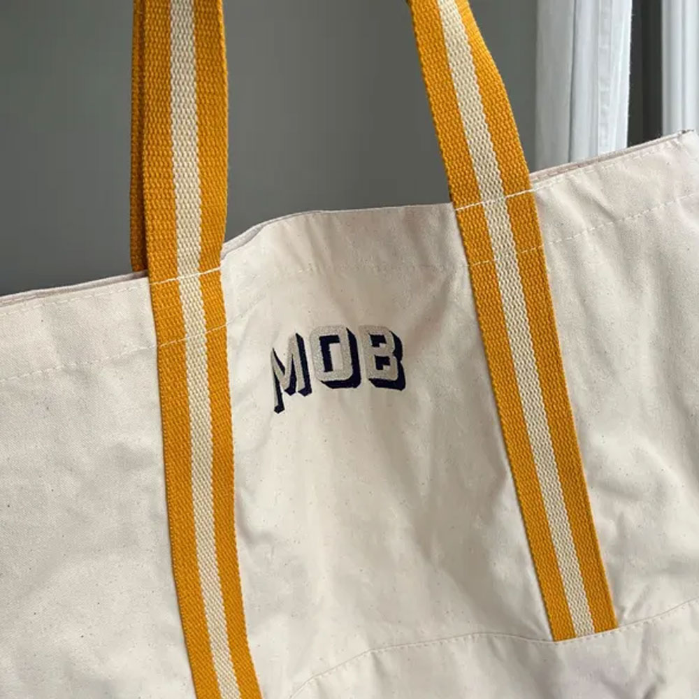 Personalized Embroidered Tote Bag 