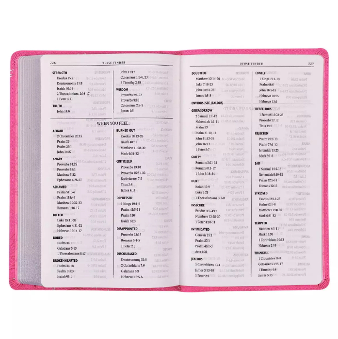Personalized Pink Bible with Tabs – Christian Gift for Women, Girls, Study, Baptism, and Special Occasions