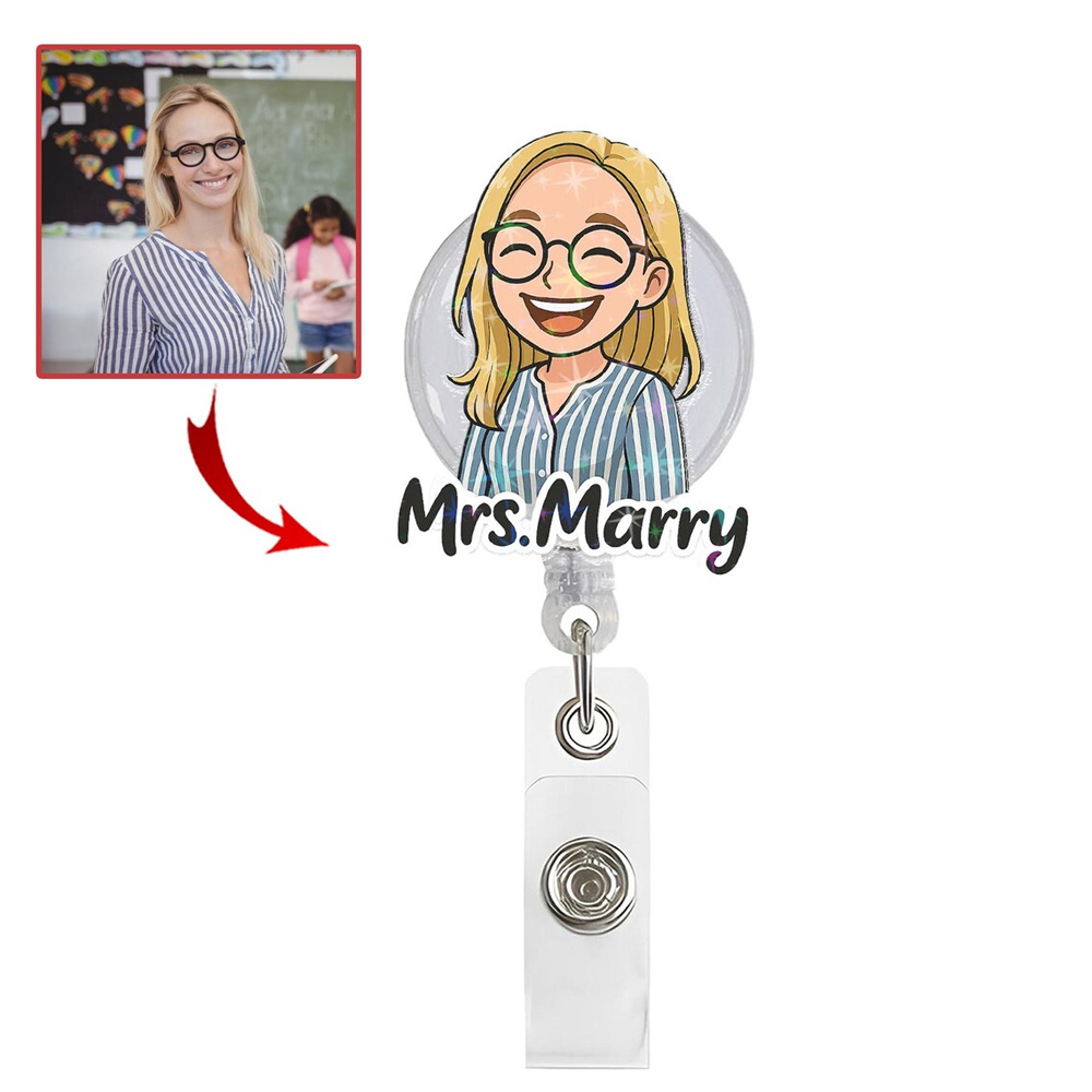 Custom Cartoon Portrait Badge Reel