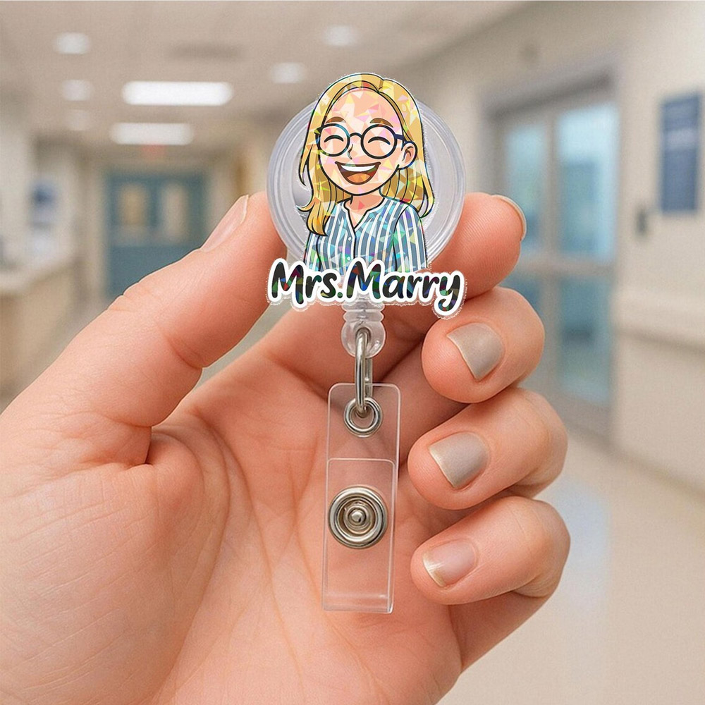 Personalized ID Holder Clip 