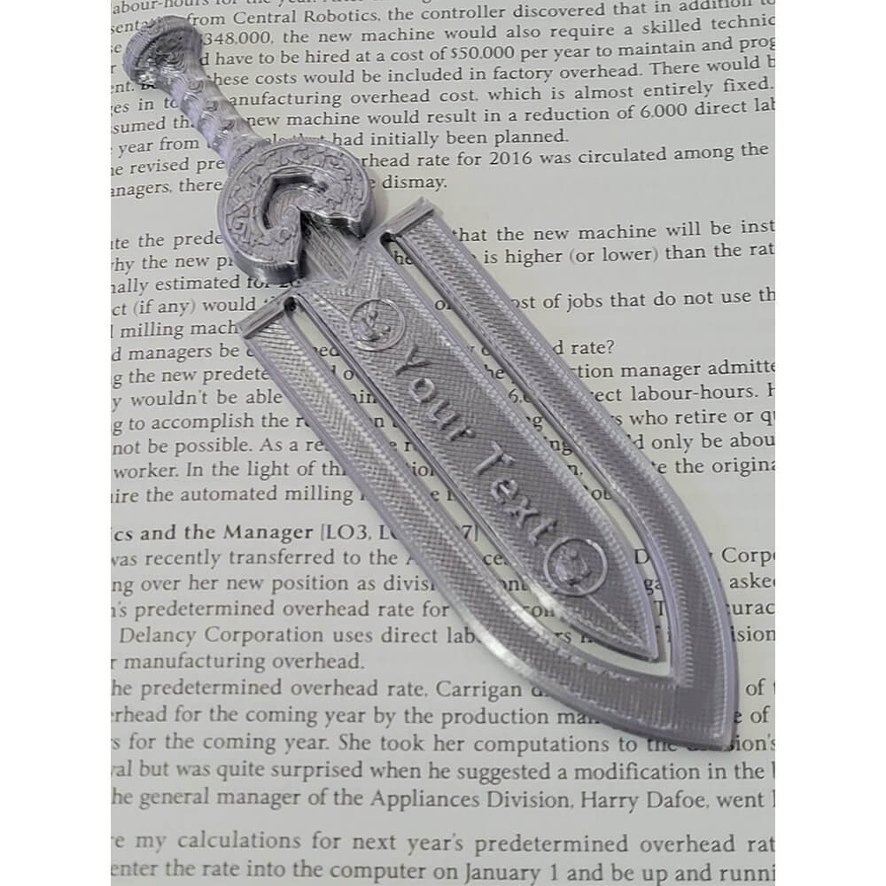 ⚔️BUY 2 FREE SHIPPING⚔️ Personalized Bookmark Sword – 3D Printed – Fantasy Bookmark – Unique Book Holder – Book Lovers Gift – Custom Bookmark – Gifts for Readers