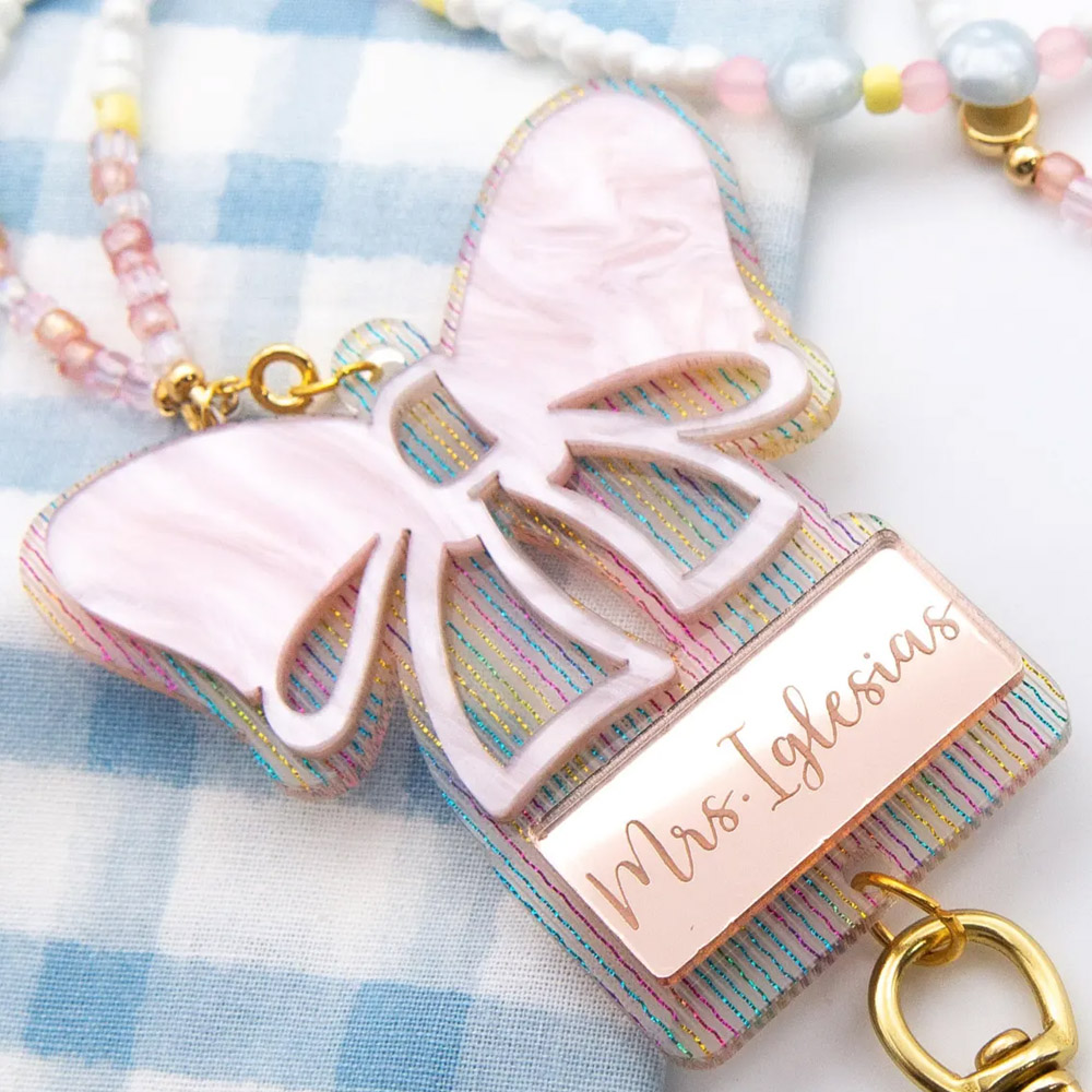 Cute Pastel ID Necklace