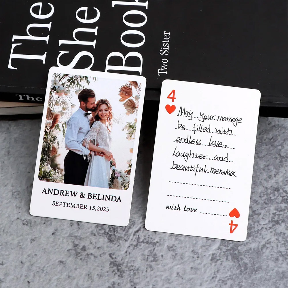 Personalized Name Photo Playing Cards