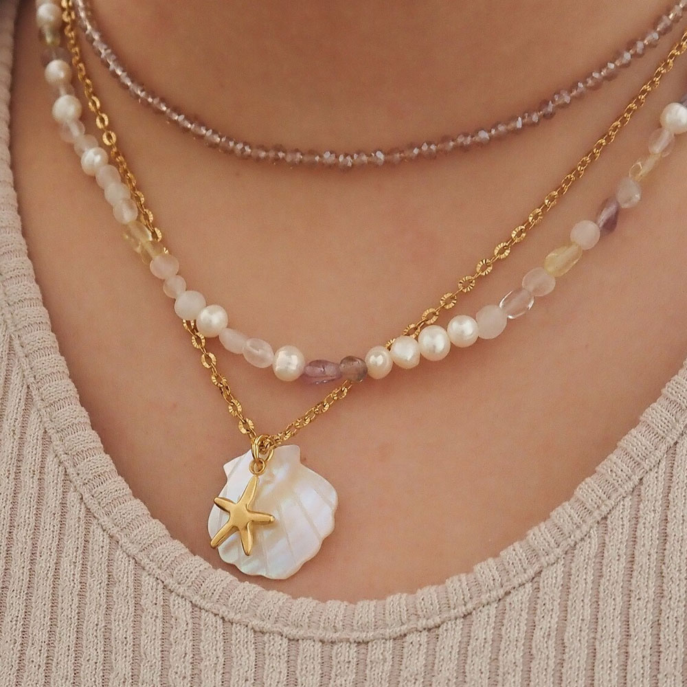 with Shell/Starfish/Turtle/Dolphin Charm