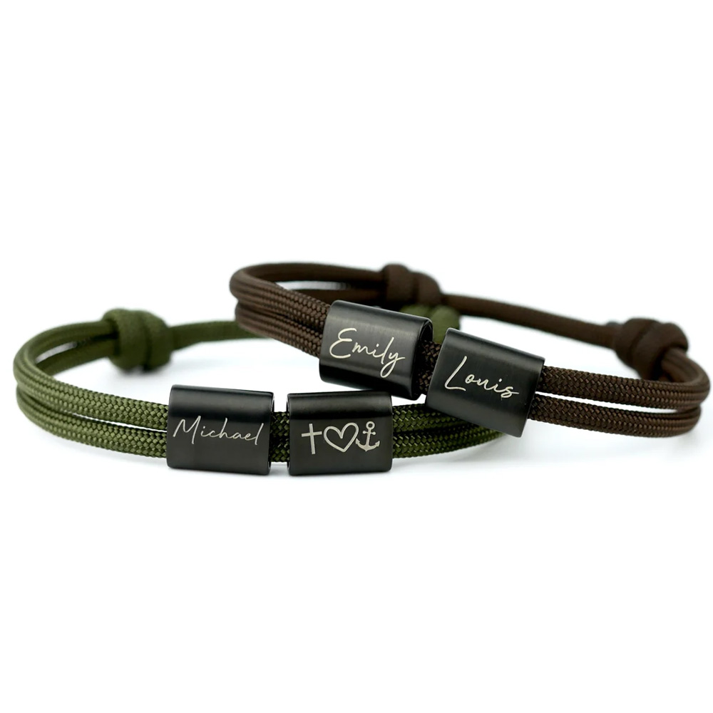 Personalized Engraved Plate Bracelet
