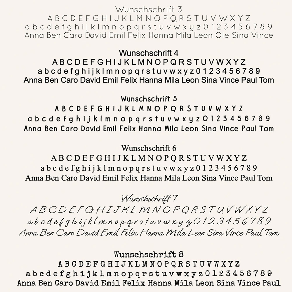 font style