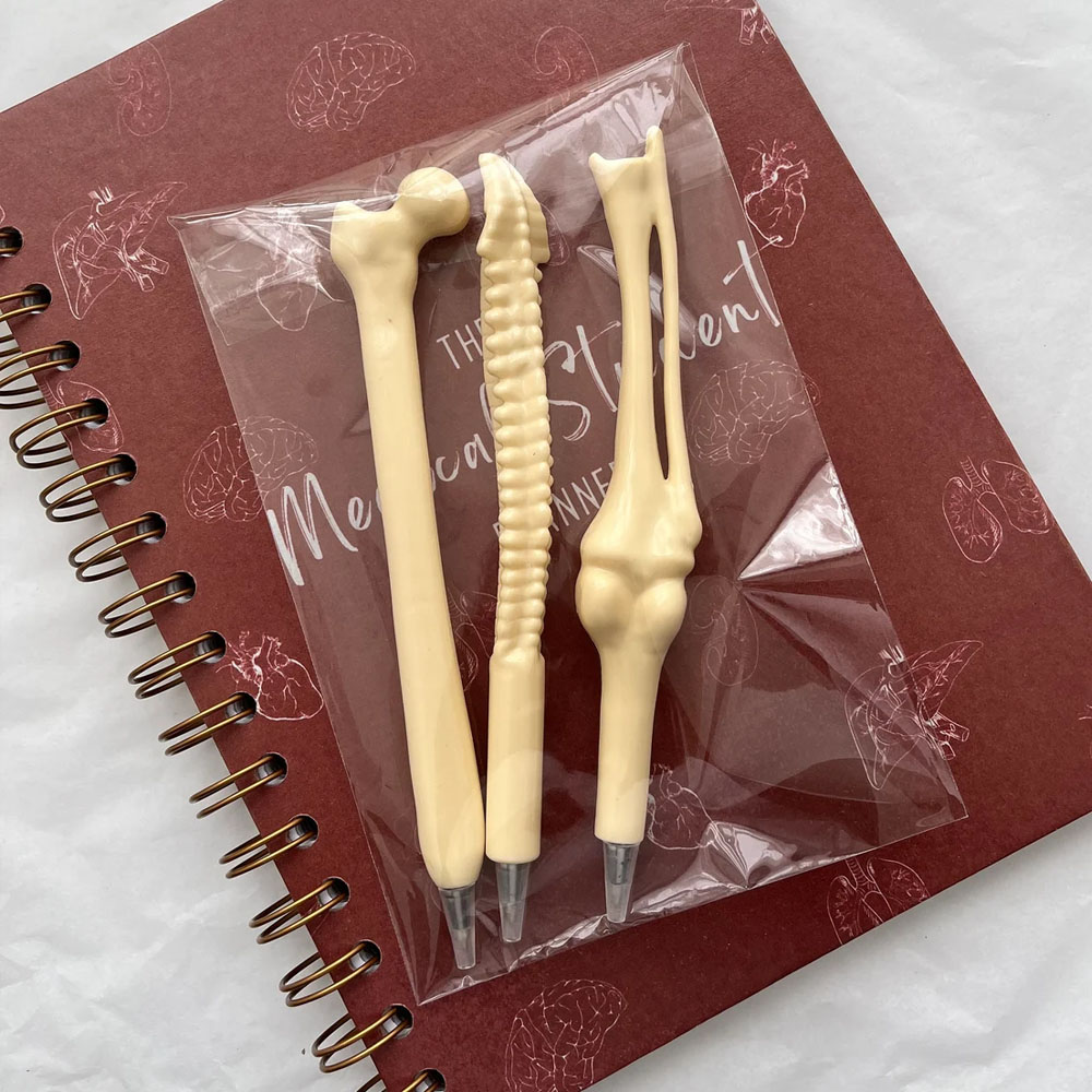 Black Ink Funky Human Skeleton Pen