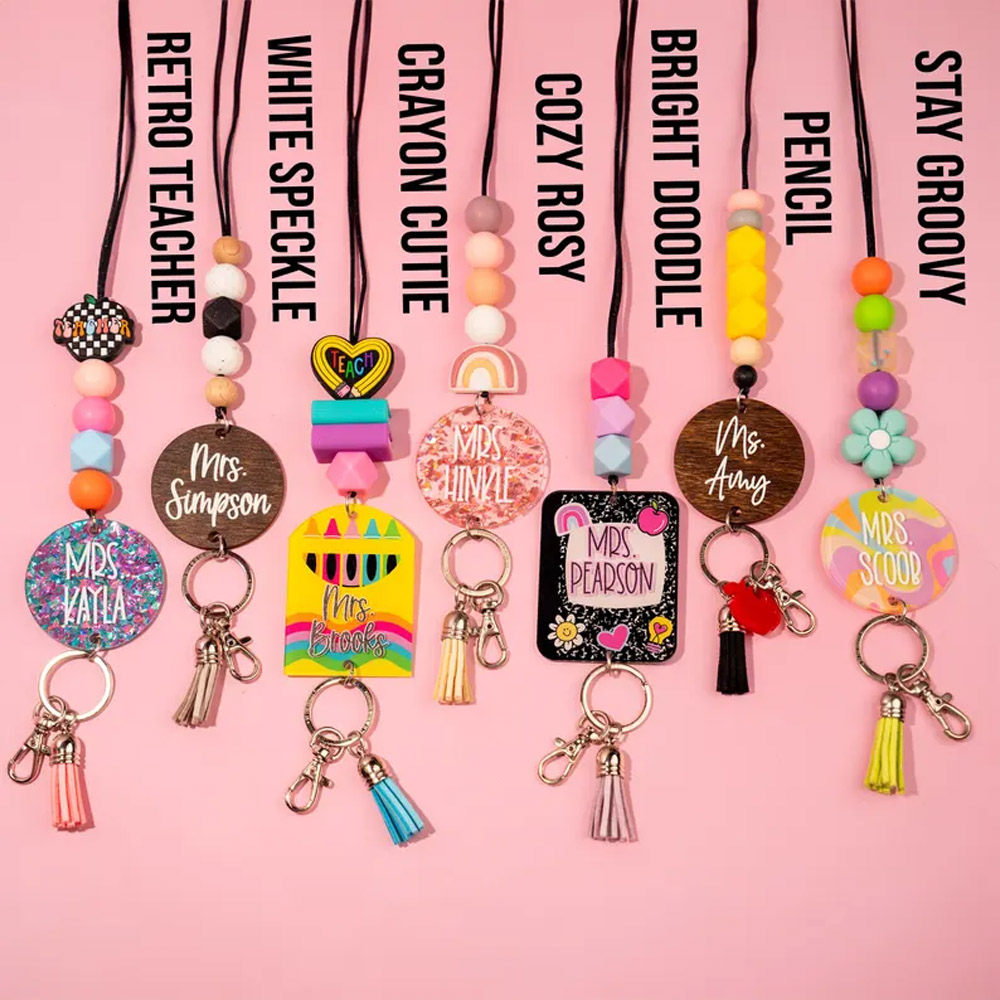 Personalized Teacher Name Lanyard