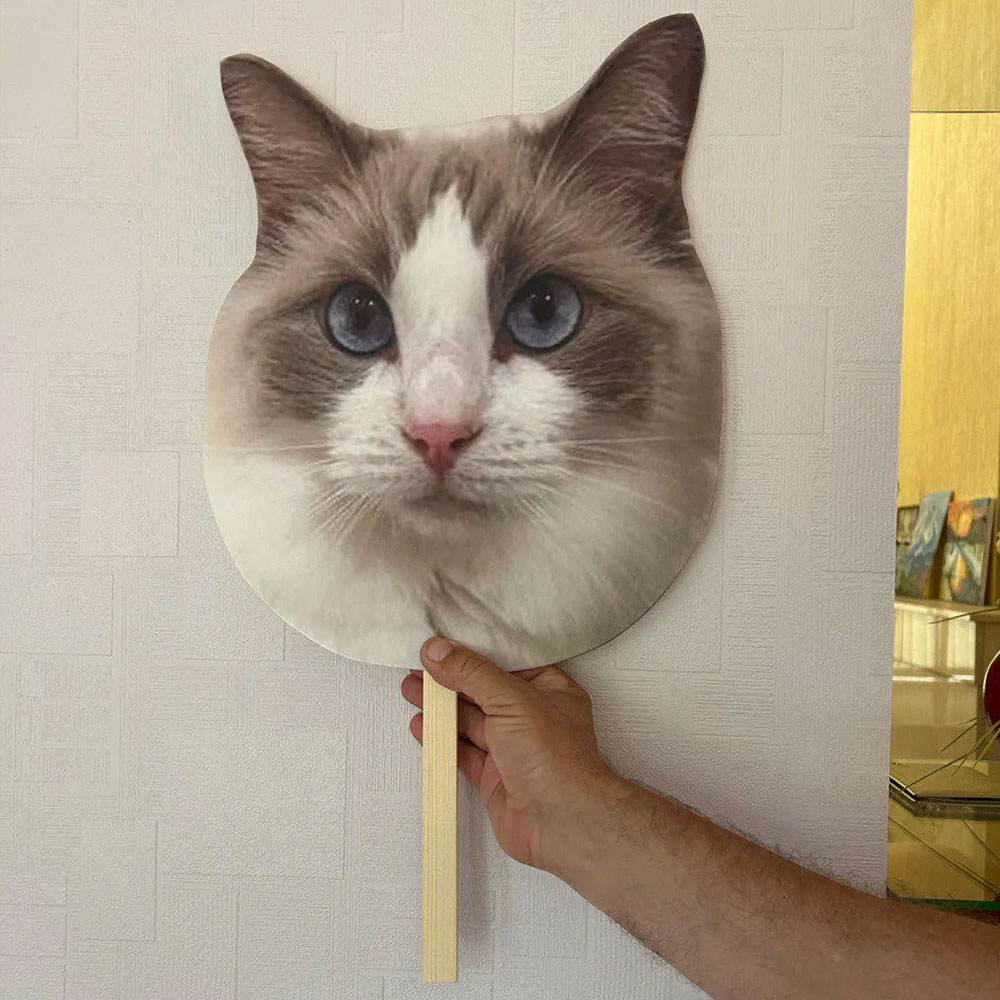 Cat Face Cutout Large
