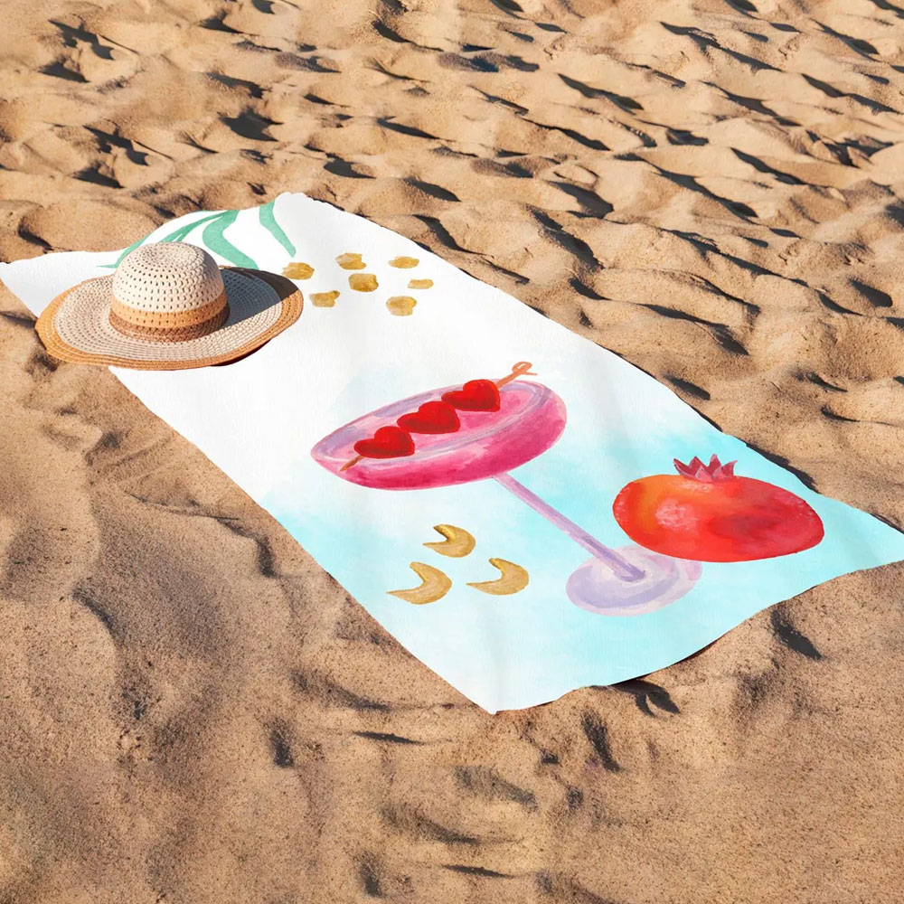 Turkisk strandhandduk