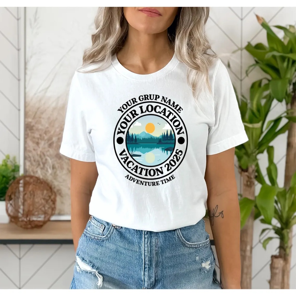 Personalized Family Shirt, Mountain Vacation Shirt, Lake Vacation Shirts, Family Camping Shirt, Custom Family Vacation Shirts, Family Vacation Shirt, Camping Shirt