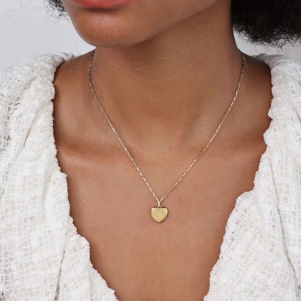 Personalized Fingerprint Heart Necklace with Engraving Text, Sterling Silver 925 Loved Ones Thumbprint Necklace, Birthday/Memorial Gifts for Her