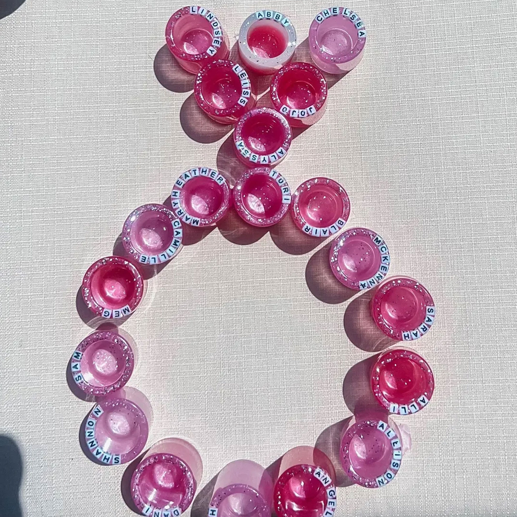 Custom Name 1oz Shot Glass, Resin Colorful Wine Cup, Bachelorette Party Favors, Engagement/Wedding/Bridal Shower Gift for Newlyweds/Family/Friends