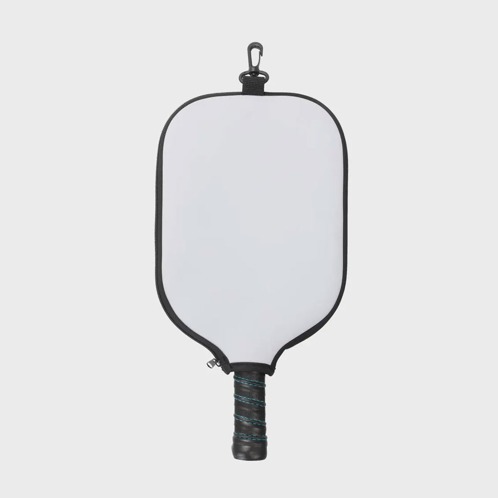 Personalized Photo Pickleball Paddle Cover, Pickleball Racket Cover with Hanging Clip & Zipper, Father's Day Gift for Dad/Pickleball Lovers/Players