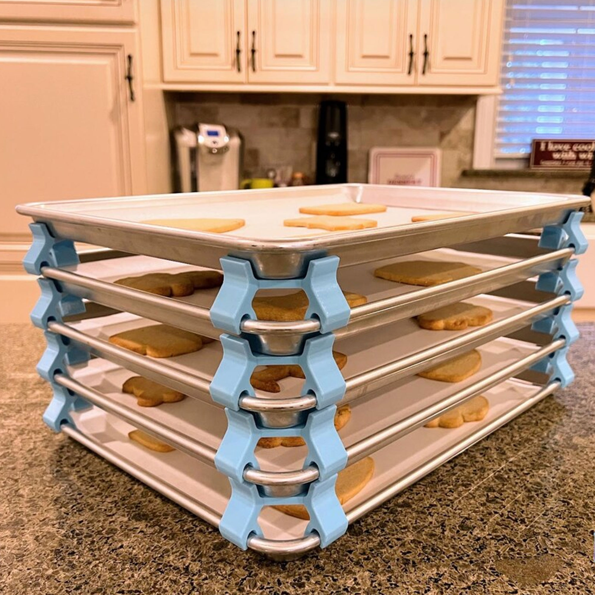 Personalized Baking Sheet Dividers(Set of 4pcs), Multicolor Baking Sheet Organizers, Kitchen Accessories, Christmas Gift for Cooking Baking Lovers