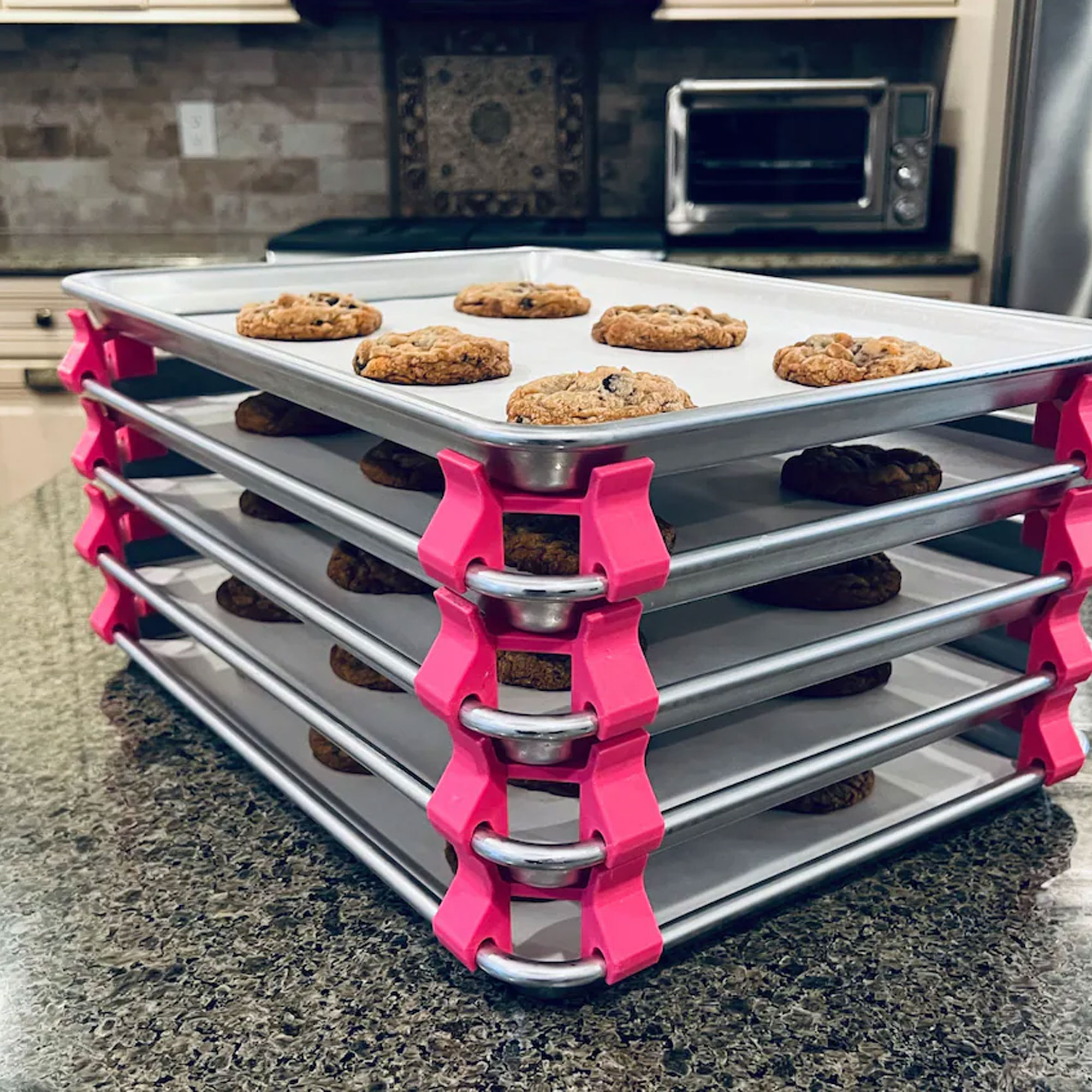 Personalized Baking Sheet Dividers(Set of 4pcs), Multicolor Baking Sheet Organizers, Kitchen Accessories, Christmas Gift for Cooking Baking Lovers