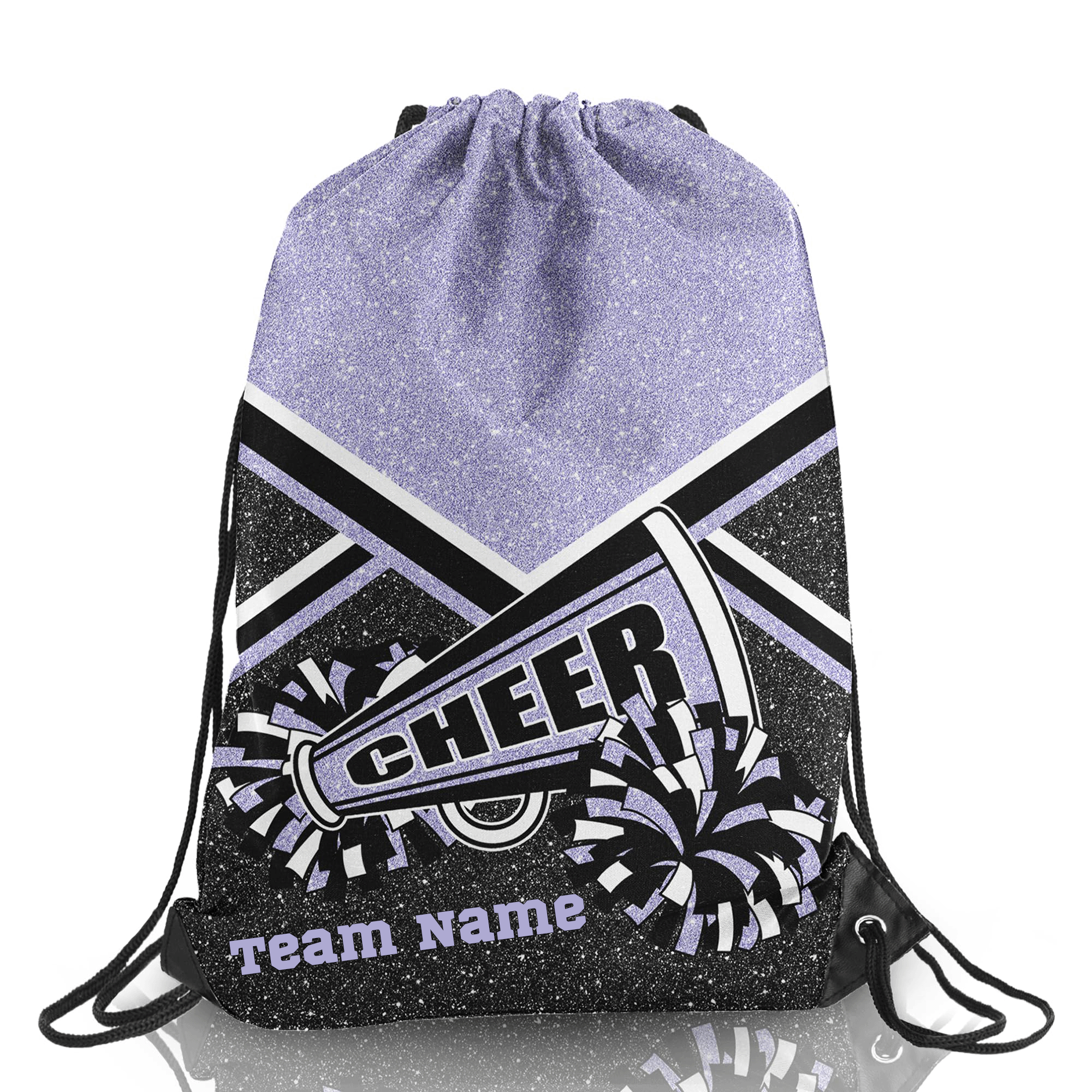 Personalized Team Name Cheer Drawstring Backpack Cheerleading Drawstring Bag Cheer Accessories Gifts for Cheerleaders