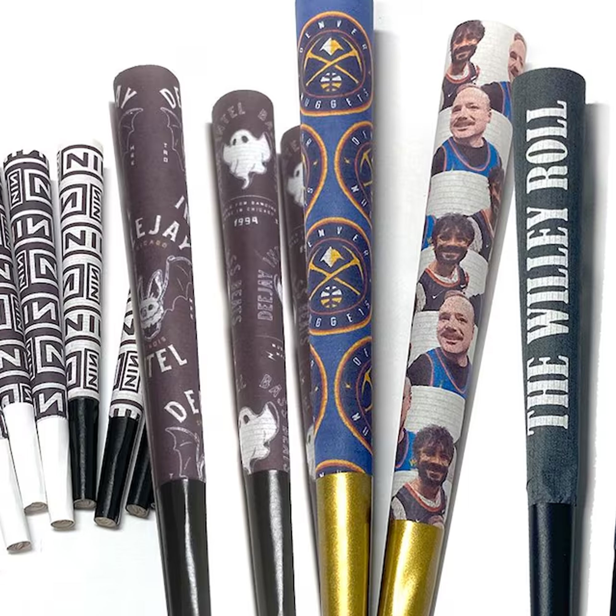 (Set of 6pcs)Personalized Photo Wedding Pre-Roll cones with Tips, Wedding Party Favors, Engagement/Wedding/Birthday Gift for Couples/Newlyweds/Friends