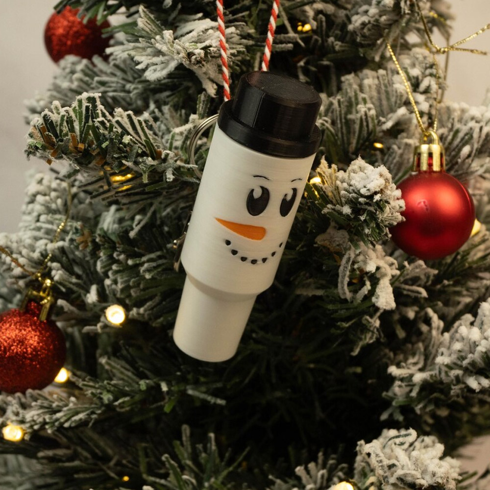 Mini julnyckelring med glas, förvaringsfodral för hemlig tomte för läppstift/kontanter, julgransdekoration, julklapp till barn/familj/vänner