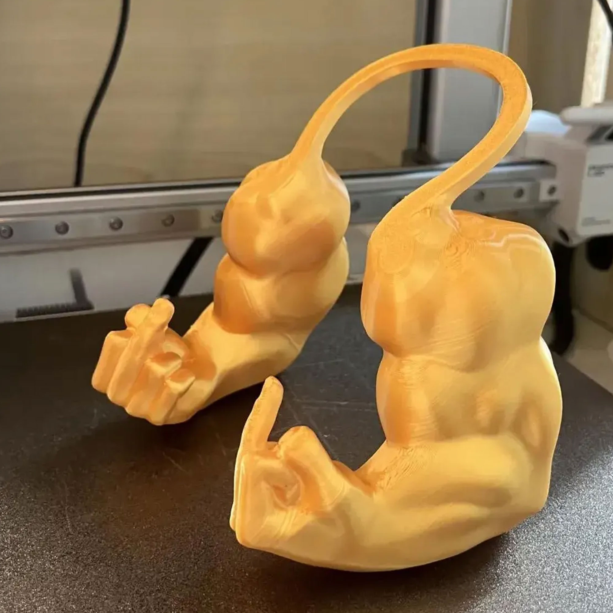 Funny Hulk Cat Muscular Arm, Colorful 3D Printed Middle Finger Pet Costume Accessory, Quirky Cosplay Prop for Cats, Gift for Cat Owners/Lovers/Friends