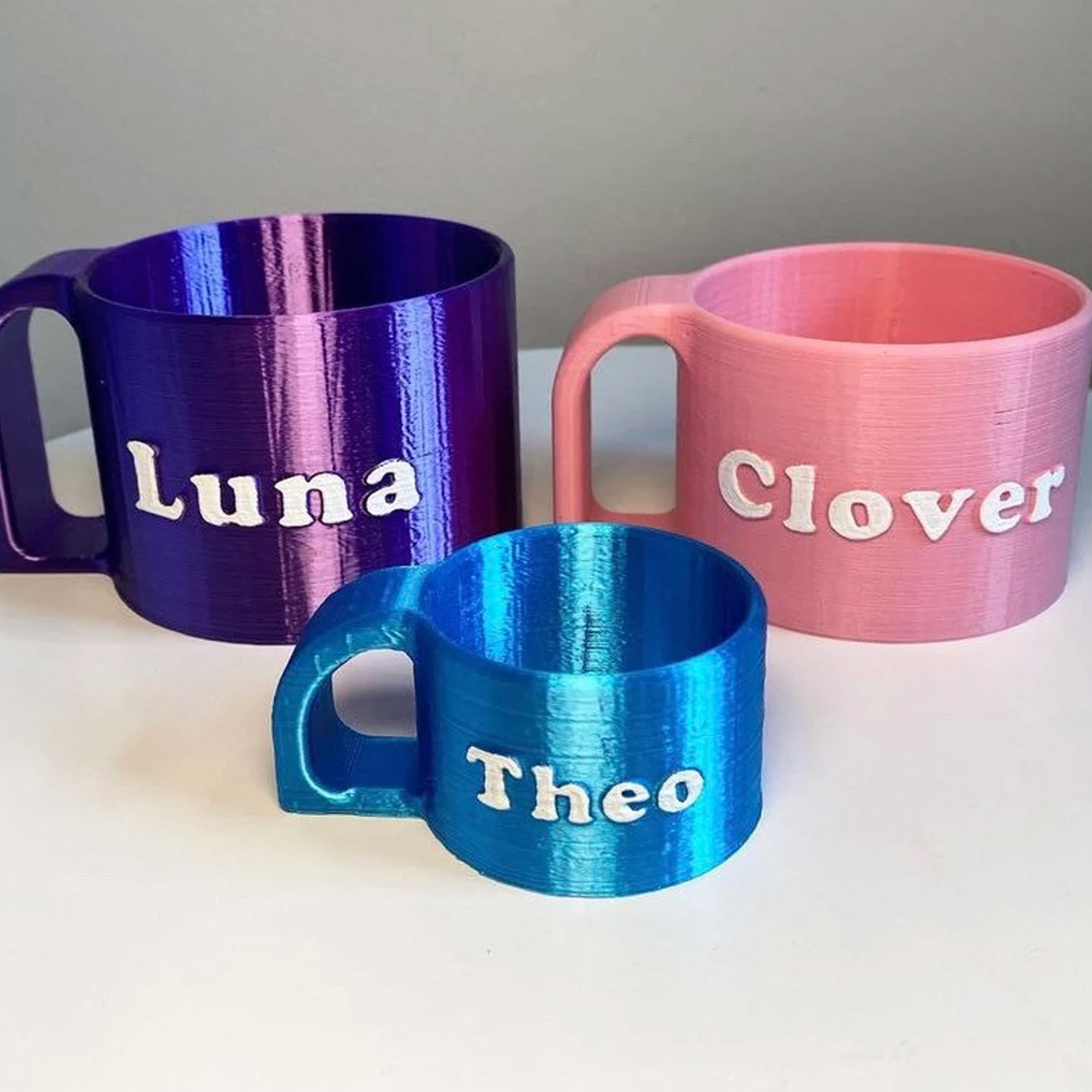 Personalized Size Pet Food Cup Scooper with Name, Colorful 3D Print Kibble Scooper Food Dispenser, Dog Measuring Cup, Gift for Pet Owners/Pet Lovers