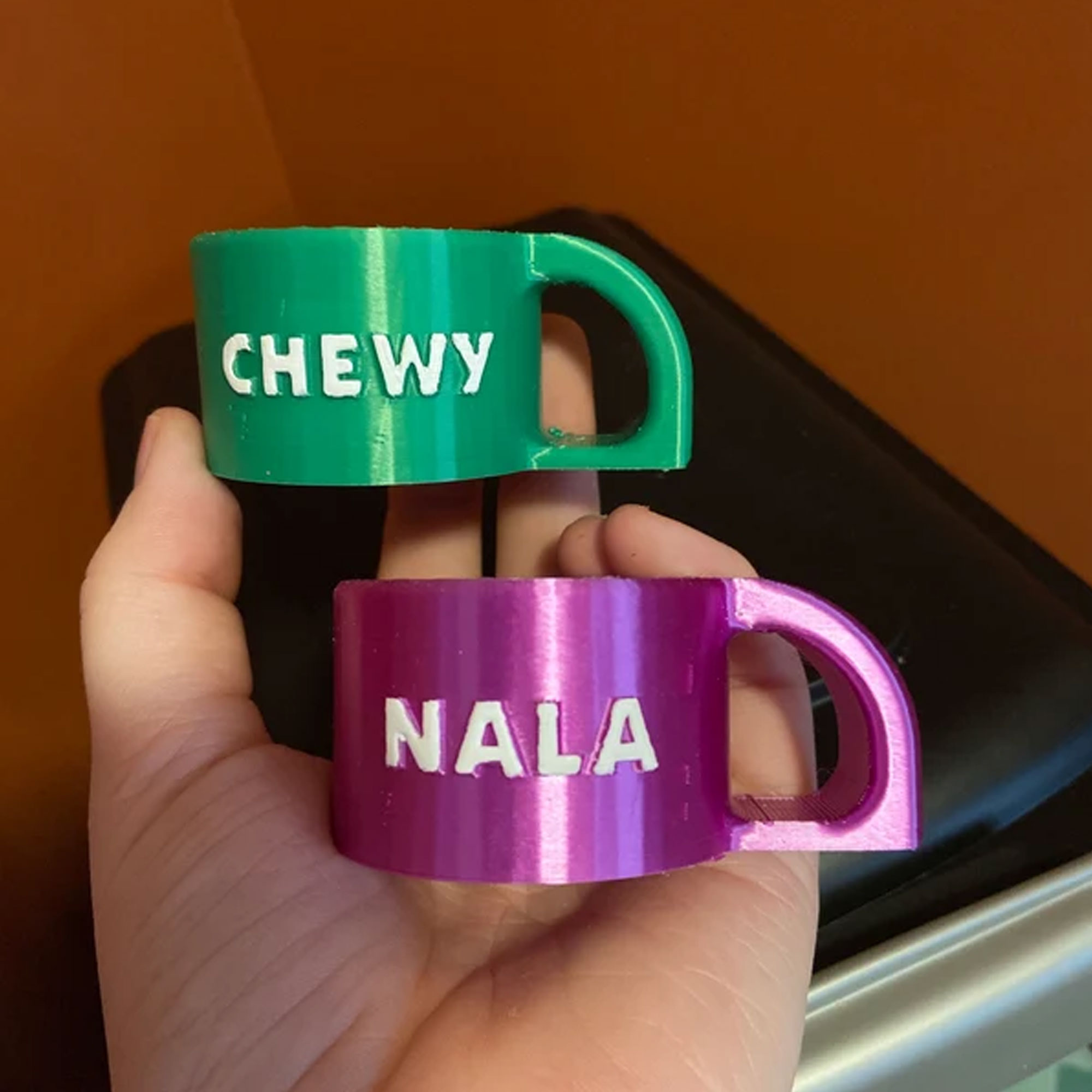 Personalized Size Pet Food Cup Scooper with Name, Colorful 3D Print Kibble Scooper Food Dispenser, Dog Measuring Cup, Gift for Pet Owners/Pet Lovers