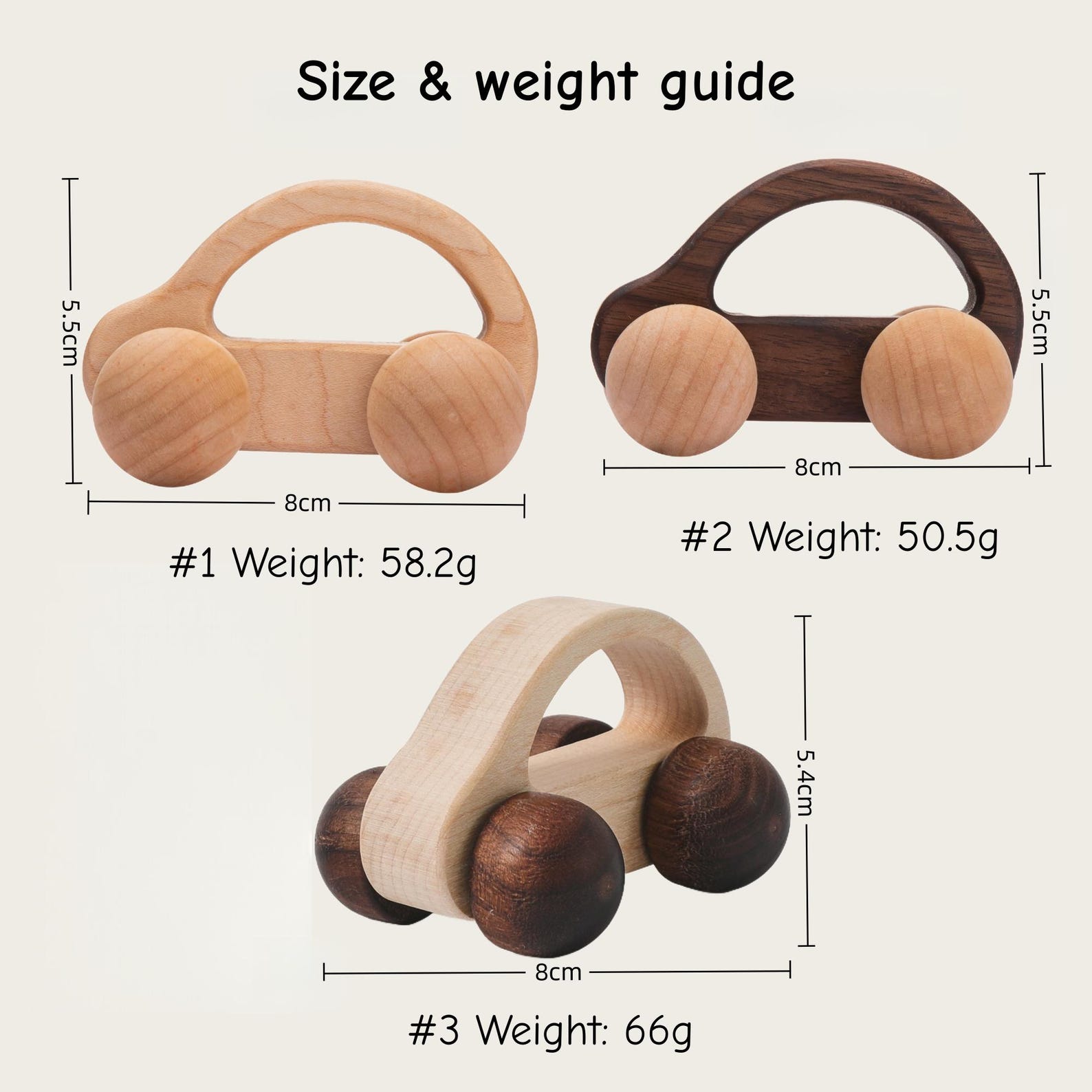 Wooden Toy Car for Toddlers, Vehicles for Kids Gift, Baby Decor, Christmas Gift for Little Car Lovers, Nursery for New Mom/Dad/Grandson/Granddaughter