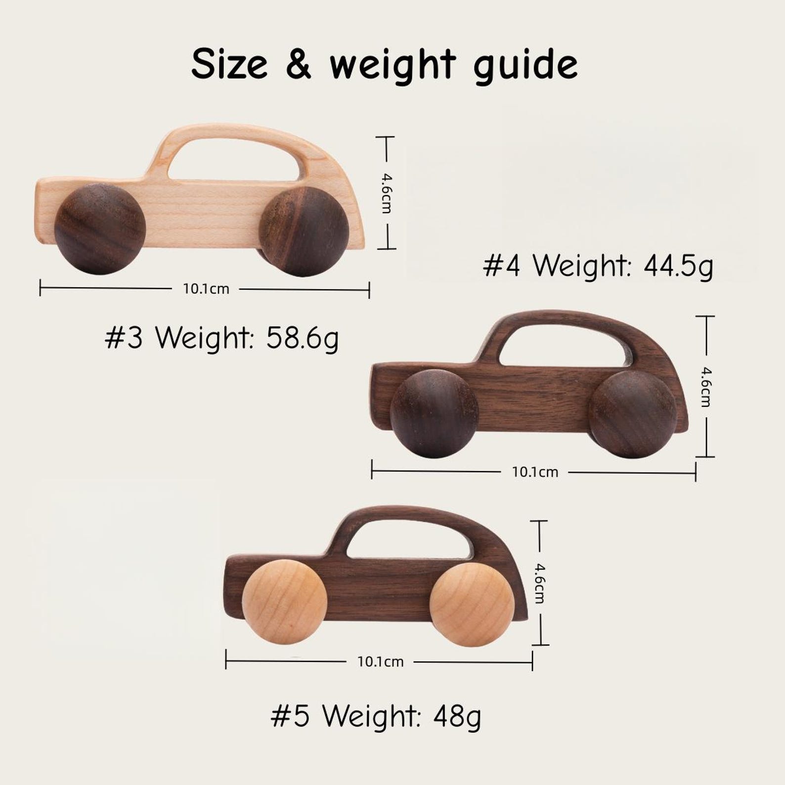 Wooden Toy Car for Toddlers, Vehicles for Kids Gift, Baby Decor, Christmas Gift for Little Car Lovers, Nursery for New Mom/Dad/Grandson/Granddaughter