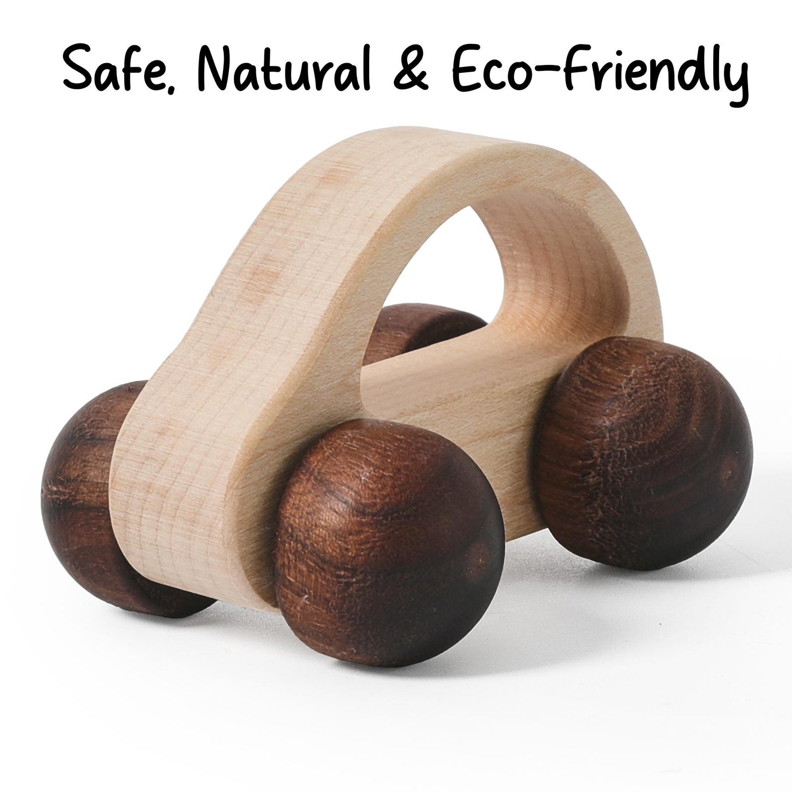 Wooden Toy Car for Toddlers, Vehicles for Kids Gift, Baby Decor, Christmas Gift for Little Car Lovers, Nursery for New Mom/Dad/Grandson/Granddaughter